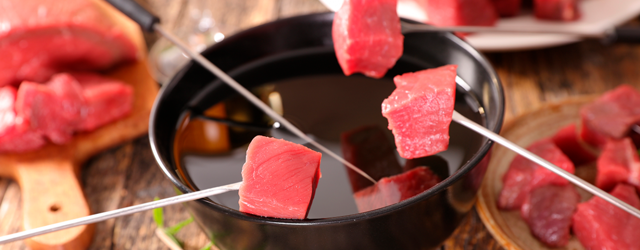 La fondue vigneronne au vin rouge Cahors Bio Belles Rives