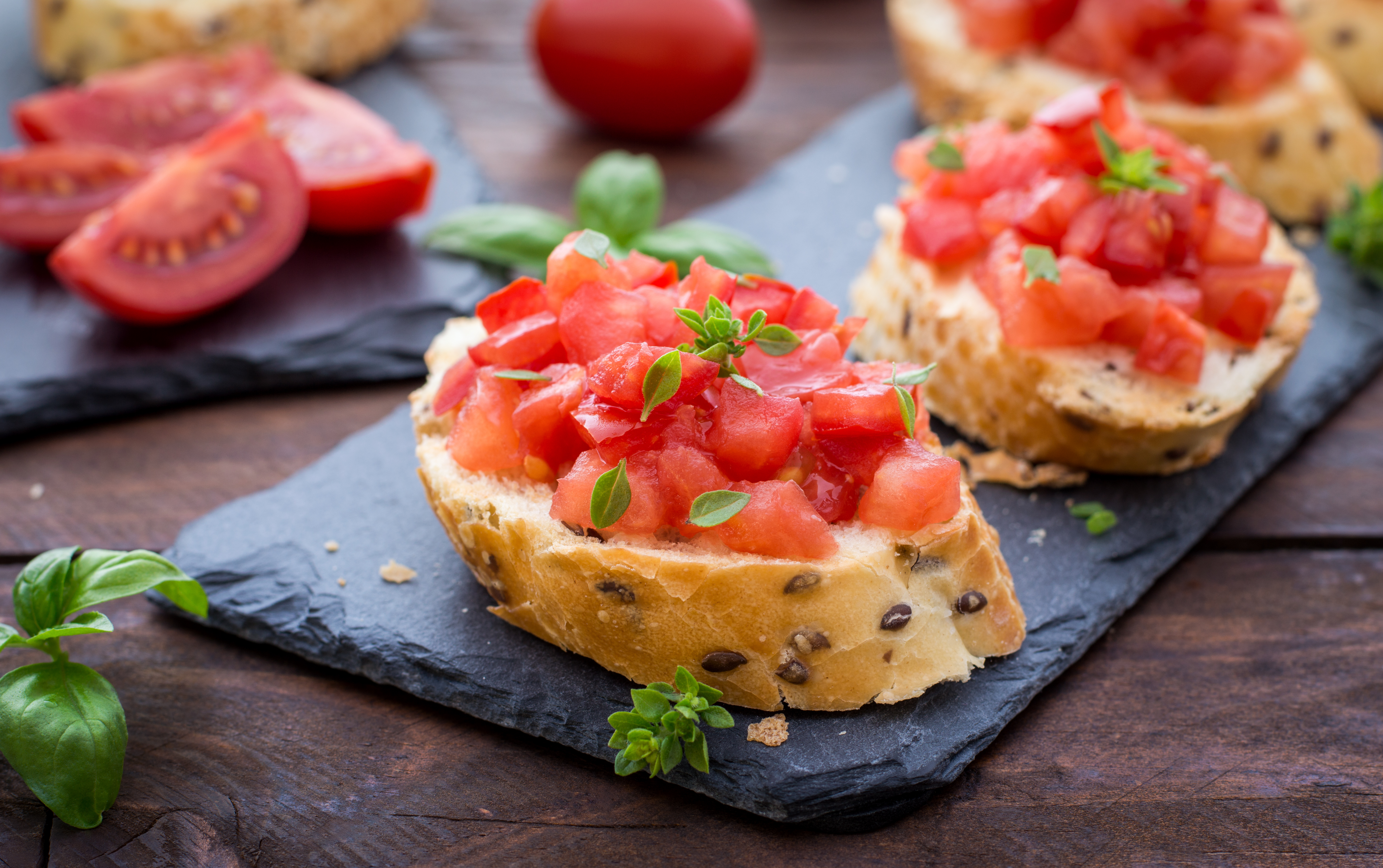 Recette 3 : Bruschettas au jambon de Bayonne 