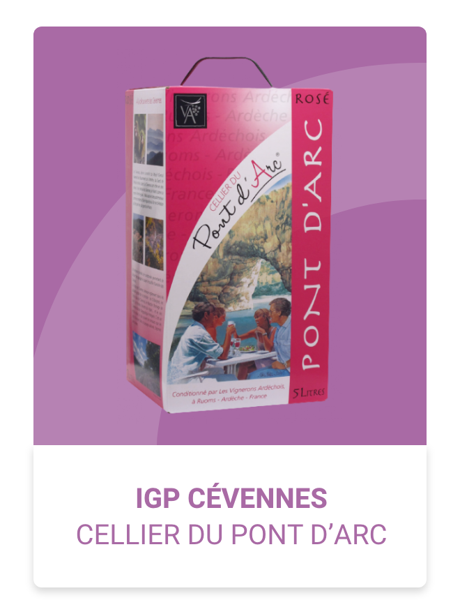 IGP Cellier Pont d'Arc Rosé