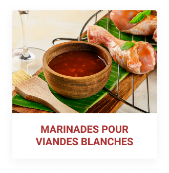 Marinades pour viandes blanches