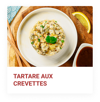 Tartare aux crevettes