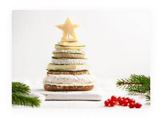 Sapin de Noël au fromage