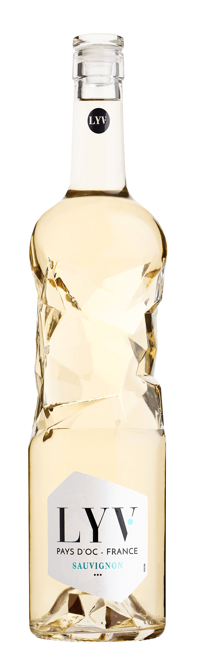 Bouteille de vin blanc IGP Pays D'OC « Lyv », millésime 2023 — vignoble Languedoc
