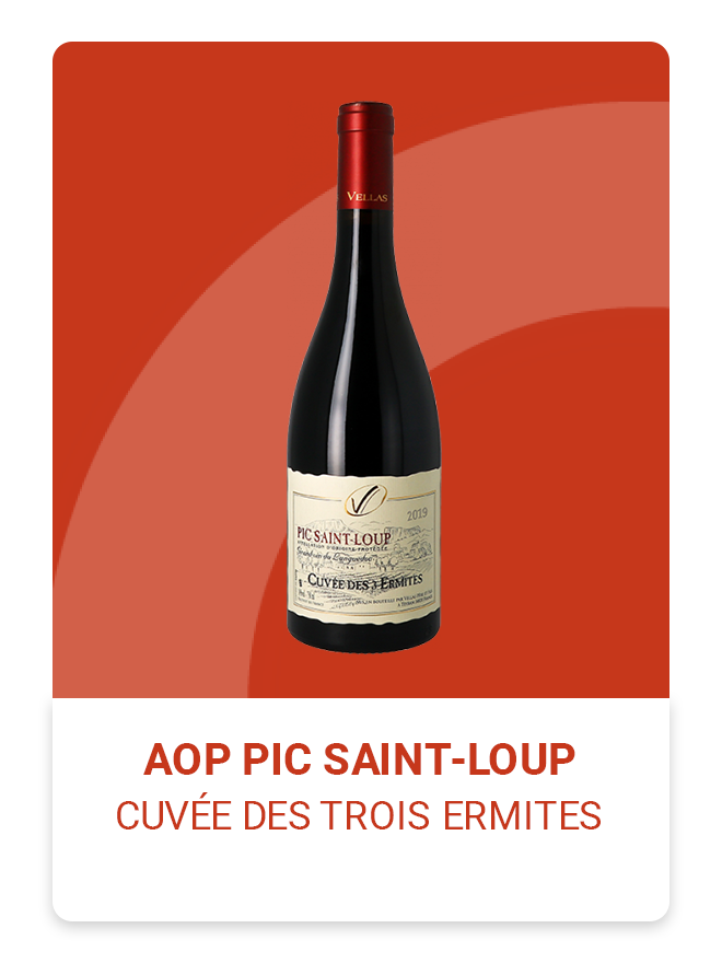 AOP Pic Saint-Loup Cuvée des Trois Ermites