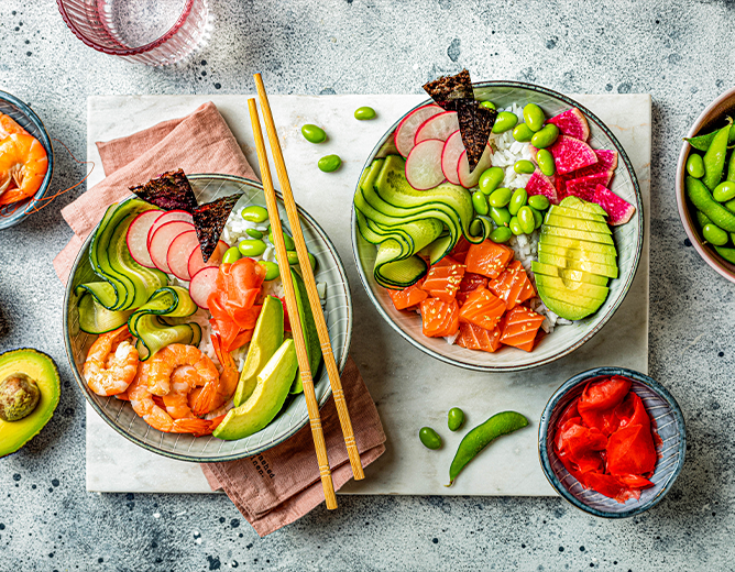 Illustration de l'article « Poké bowl : le repas healthy et gourmand »