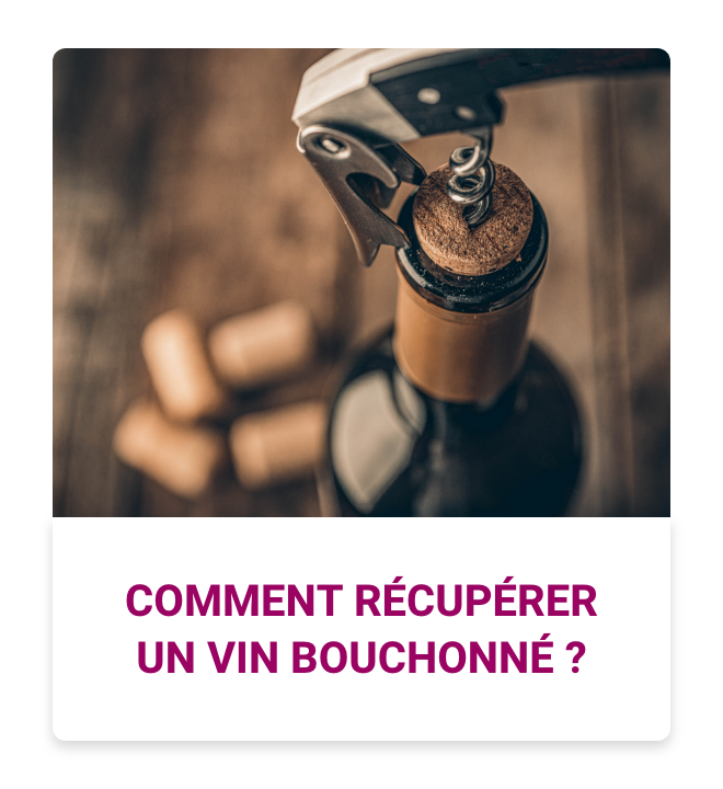 Comment récupérer un vin bouchonné ? Nos solutions !