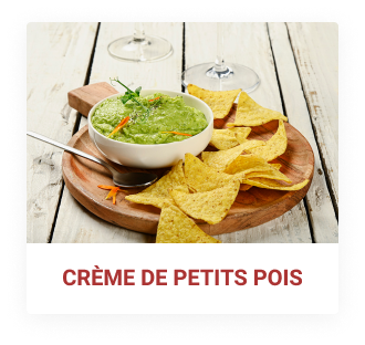 Crème de petits pois