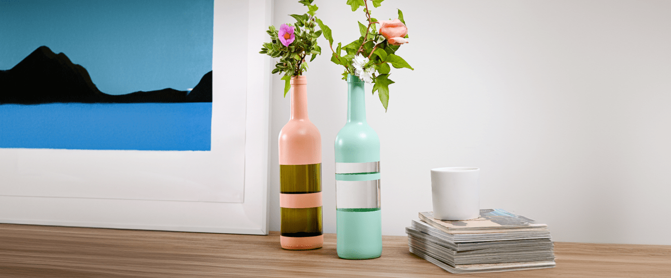 Illustration de l'astuce « DIY : des vases colorés » (visuel 1)