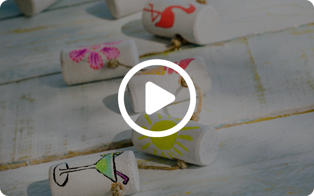 DIY guirlande estivale en vidéo