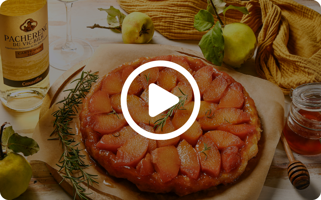 Tarte tatin de coings