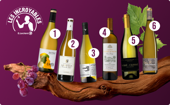 Les Incroyables - vins blancs