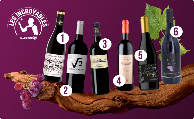 Les Incroyables - vins rouges