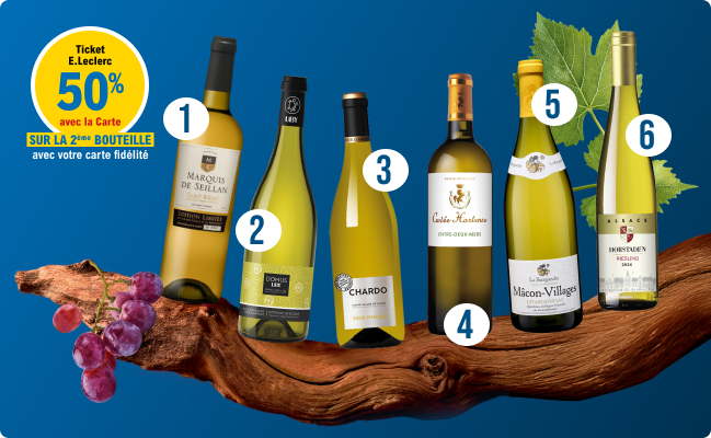 Offre pour la Foire aux vins - vins blancs