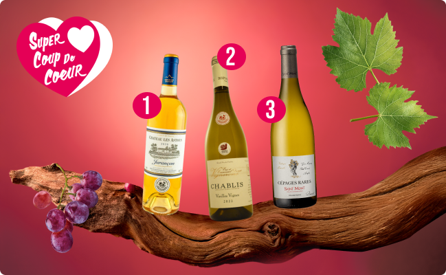 Super coups de coeur - vins blancs