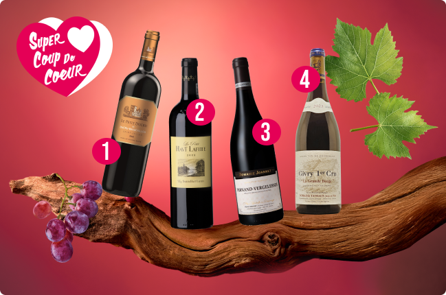 Super coups de coeur - vins rouges