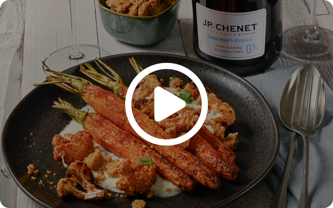 Chou-fleur & carottes rôties au cumin