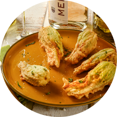 Beignets de fleurs de courgettes