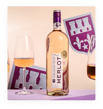 Grand sud merlot rosé