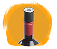 Utilisation du Coravin Timeless Three+ : étape 2