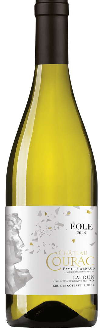 Bouteille de AOP(1) Vin Blanc sec Laudun Château Courac "Éole"