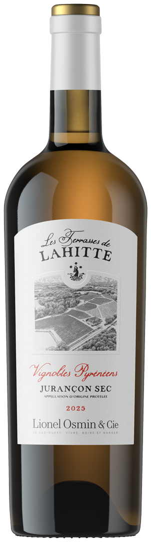 Bouteille de AOP(1) Vin Blanc sec Jurançon Lionel Osmin & Cie Les Terrasses de Lahitte