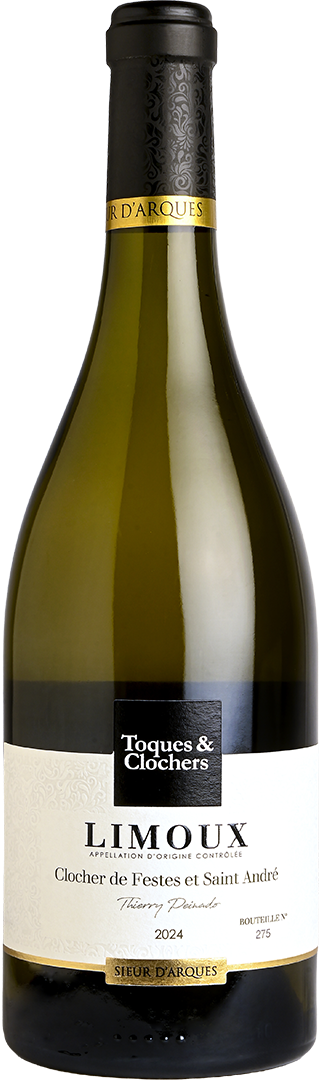 Bouteille de vin accompagnant l'article « Toques et Clochers, un événement devenu mythique »
