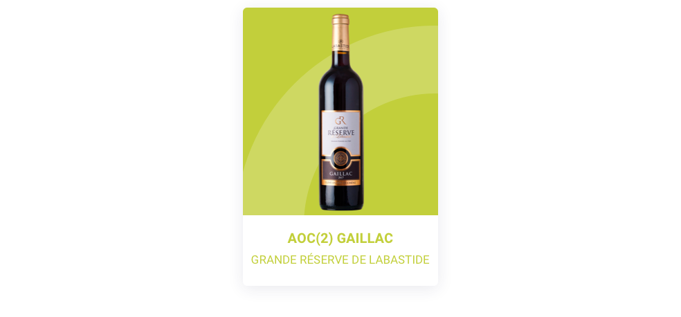 AOC(2) Gaillac Labastide Rouge