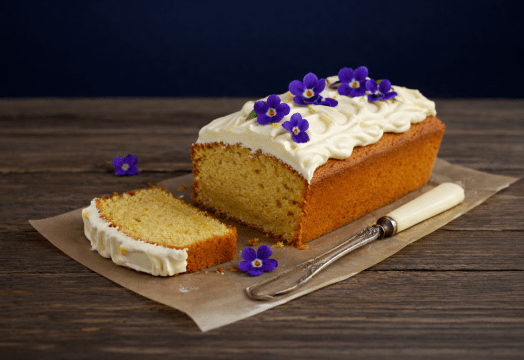 Illustration de l'article « Gâteau au citron & violette »