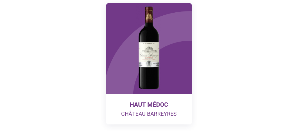 Haut Médoc Château Barreyres