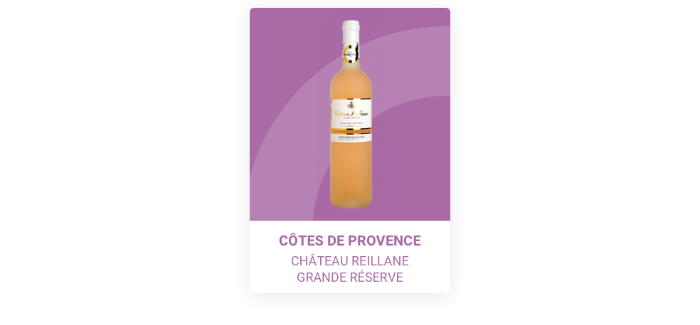 AOC Côtes de Provence Château Reillane Grande Réserve