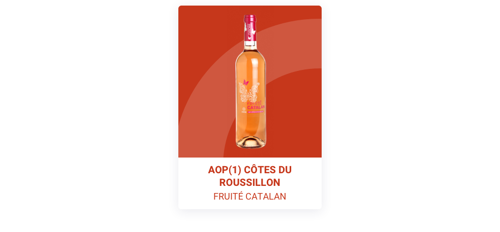 AOP Côtes du Roussillon Fruité Catalan Rosé