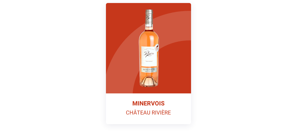 Minervois Château Rivière rosé