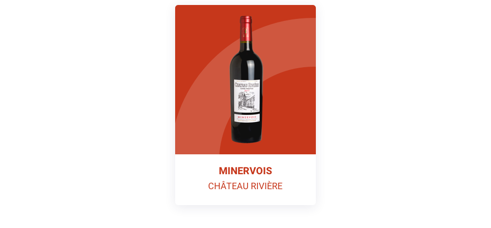 Minervois Château Rivière rouge