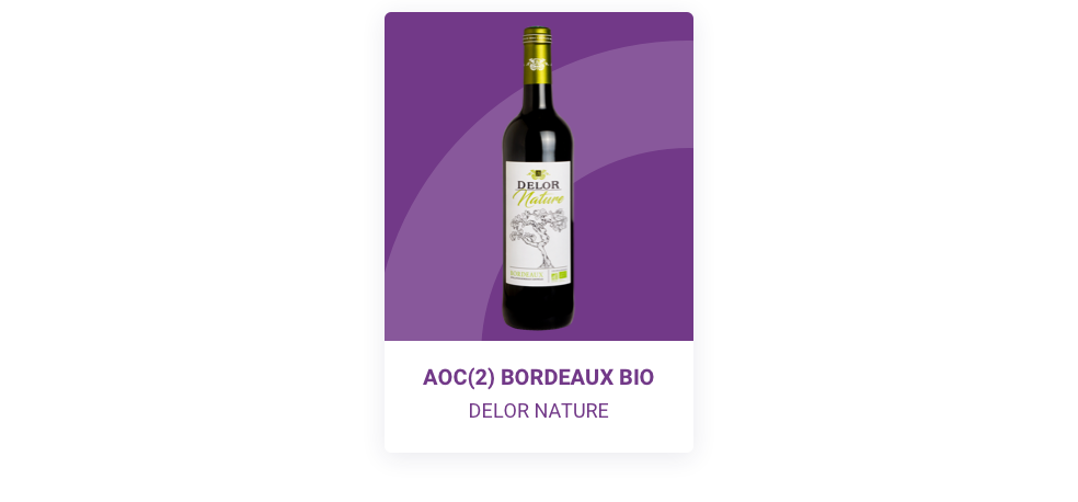 Bordeaux Bio Delor Nature