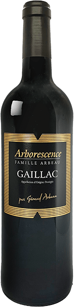 Bouteille de vin rouge AOP Gaillac « Arborescence », millésime 2023/2024 — vignoble Sud-ouest