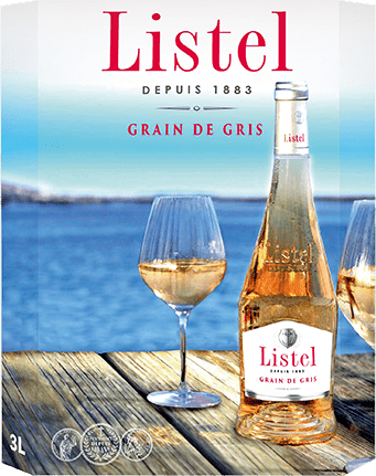 Bouteille de vin rose — IGP(2) VIN ROSÉ LISTEL GRAIN DE GRIS