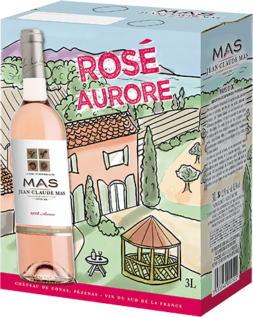 Bouteille de vin rose — IGP(2) VIN ROSÉ PAYS D’OC AURORE JEAN-CLAUDE MAS