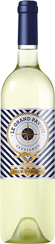Bouteille de vin blanc — IGP(2) VIN BLANC PAYS D’OC LE GRAND PAVOIS