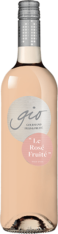 Bouteille de vin rose — IGP(2) VIN ROSÉ PAYS D’OC BIO** GIO GÉRARD BERTRAND