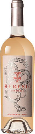Bouteille de vin rose — AOP(1) VIN ROSÉ CORBIÈRES HÉRÉSIE