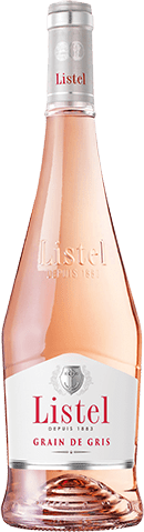 Bouteille de vin rose — IGP(2) VIN ROSÉ PAYS D’OC GRIS LISTEL GRAIN DE GRIS