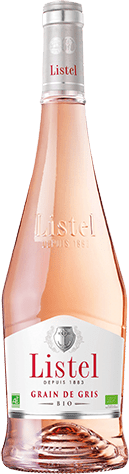 Bouteille de vin rose — IGP(2) VIN ROSÉ PAYS D’OC GRIS BIO** GRAIN DE GRIS