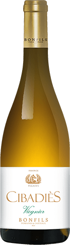 Bouteille de vin blanc — IGP(2) VIN BLANC PAYS D’OC VIOGNIER CIBADIÈS