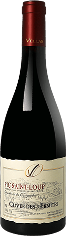 Bouteille de vin rouge — AOP(1) VIN ROUGE PIC SAINT-LOUP CUVÉE DES 3 ERMITES