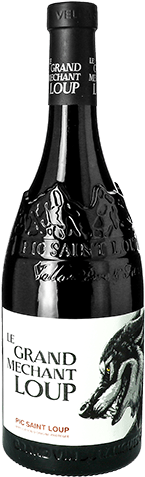Bouteille de vin rouge — AOP(1) VIN ROUGE PIC SAINT-LOUP LE GRAND MÉCHANT LOUP