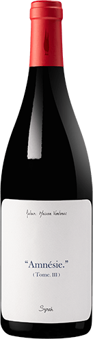 Bouteille de vin rouge — IGP(2) VIN ROUGE PAYS D’OC SYRAH BIO** AMNÉSIE