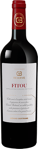 Bouteille de vin rouge — AOP(1) VIN ROUGE FITOU RÉSERVE GÉRARD BERTRAND