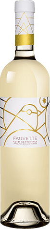 Bouteille de vin blanc — AOP(1) VIN BLANC CÔTES DE PROVENCE FAUVETTE