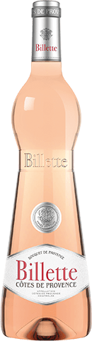 Bouteille de vin rose — AOP(1) VIN ROSÉ CÔTES DE PROVENCE BILLETTE