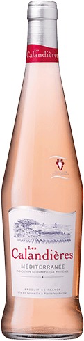 Bouteille de vin rose — IGP(2) VIN ROSÉ MÉDITERRANÉE LES CALANDIÈRES